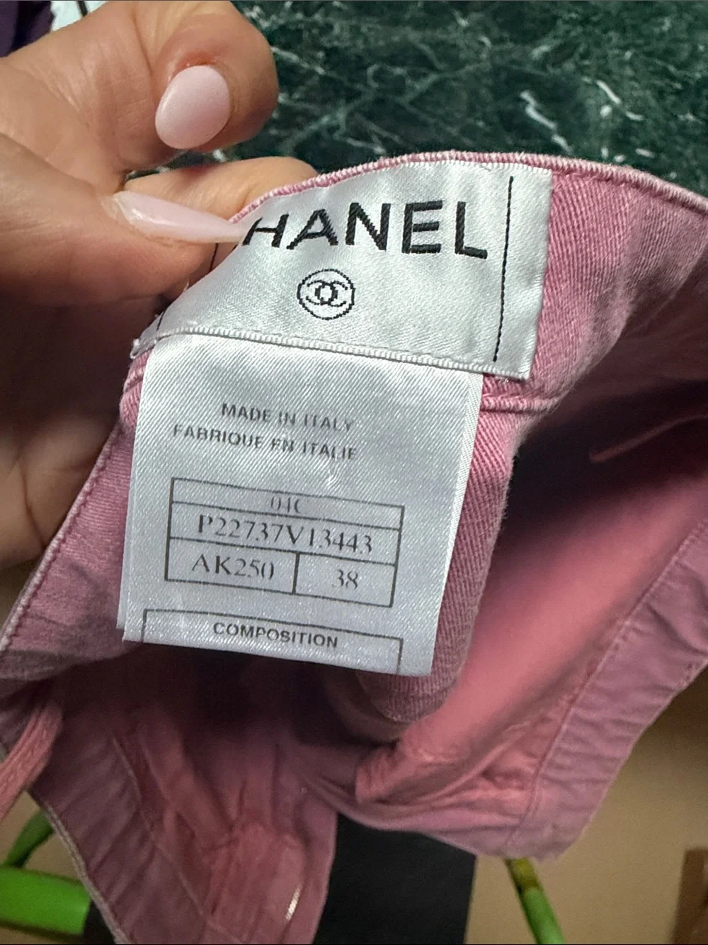 CHANEL straight leg